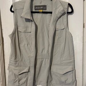 Eddie Bauer Khaki Outdoor Vest